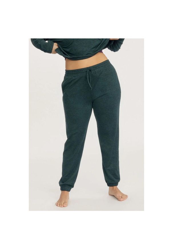 GIRLFRIEND COLLECTIVE - Damskie spodnie dresowe Girlfriend Collective Reset. Kolor: zielony. Materiał: dresówka. Długość: długie. Sport: bieganie