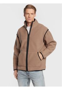 Redefined Rebel Polar Gregory 213184 Beżowy Loose Fit. Kolor: beżowy. Materiał: polar, syntetyk