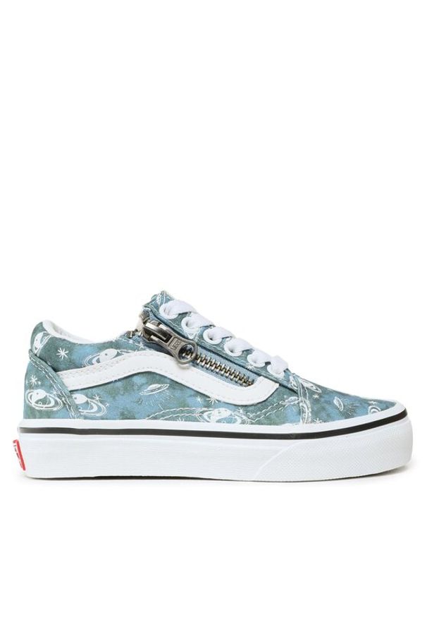Vans Tenisówki Old Skool Zip VN0A2XSM4481 Niebieski jasny. Kolor: niebieski. Materiał: materiał