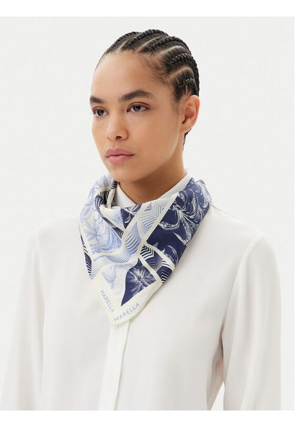 Niebieska chusta Lauren Ralph Lauren 454914431