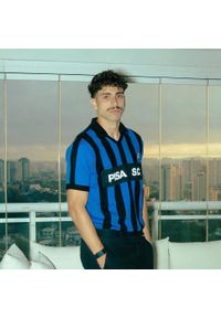 COPA FOOTBALL - Pisa S.C. retro koszulka piłkarska z sezonu 1986–87. Kolor: niebieski. Sport: piłka nożna