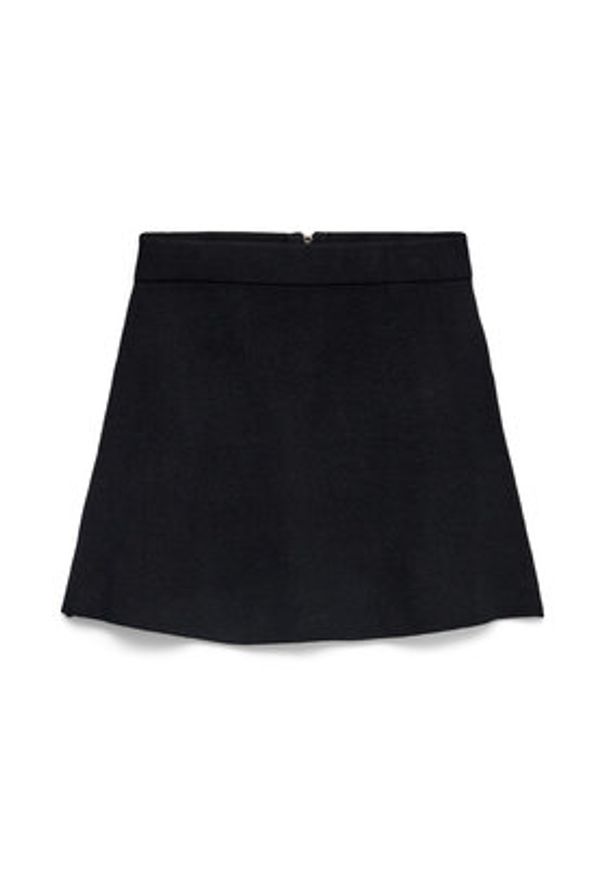 Vero Moda Spódnica mini Saba 10325944 Czarny Regular Fit. Kolor: czarny. Materiał: wiskoza