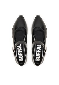 Buffalo Baleriny Marly Riv 1621044 Czarny. Kolor: czarny. Materiał: skóra #3