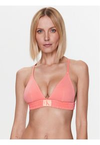 Calvin Klein Swimwear Góra od bikini KW0KW01974 Pomarańczowy. Kolor: pomarańczowy. Materiał: syntetyk