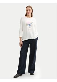 Tom Tailor Bluzka 1043110 Biały Regular Fit. Kolor: biały. Materiał: wiskoza #3