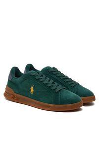 Polo Ralph Lauren Sneakersy 809940313002 Zielony. Kolor: zielony. Materiał: skóra, zamsz