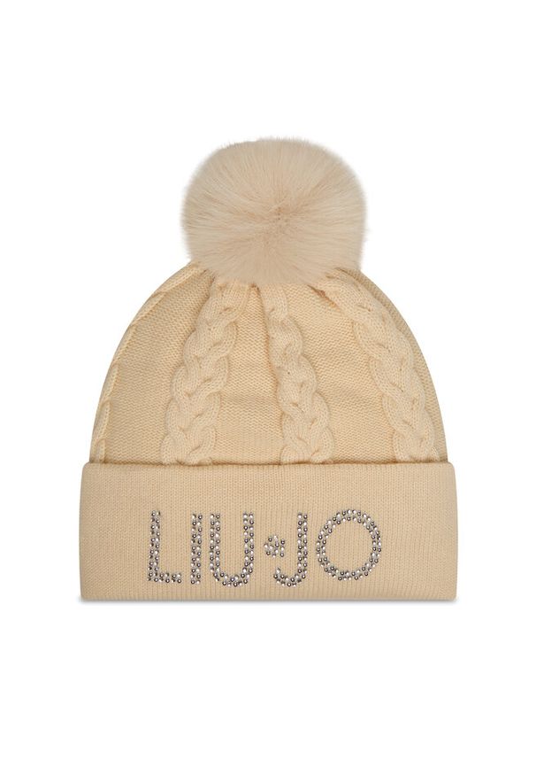 Czapka Liu Jo. Kolor: beżowy