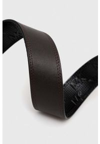 MICHAEL Michael Kors pasek skórzany dwustronny damski kolor czarny. Kolor: czarny. Materiał: skóra #2