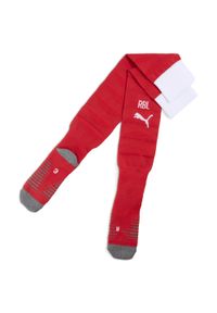 Puma - Męskie skarpety RB Leipzig 25/26 PUMA For All Time Red White. Kolor: biały, czerwony, wielokolorowy. Sport: piłka nożna