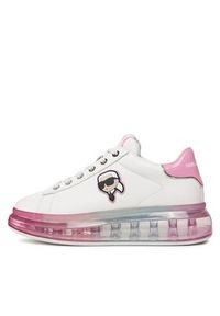 Karl Lagerfeld - KARL LAGERFELD Sneakersy KL62630N Biały. Kolor: biały. Materiał: skóra #3