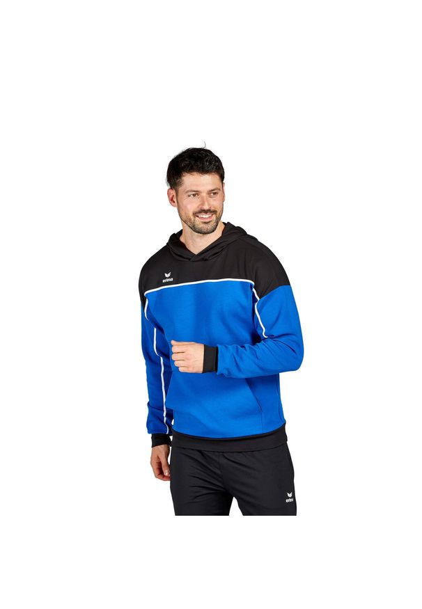 ERIMA - Sweat z kapturem Erima Change. Okazja: na co dzień. Typ kołnierza: kaptur. Kolor: niebieski, wielokolorowy, czarny. Materiał: polar. Styl: casual