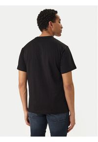 Versace Jeans Couture T-Shirt 80GAHT10 CJ00T Czarny Regular Fit. Kolor: czarny. Materiał: bawełna #2