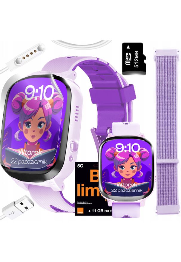 Smartwatch WonderWatch Smartwatch Zegarek Dla Dzieci SIM Aparat Telefon Gry Muzyka Rozmowy Bajki. Rodzaj zegarka: smartwatch