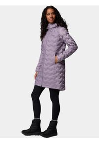 columbia - Kurtka Damska Columbia Delta Ridge II. Kolor: fioletowy. Materiał: puch. Długość: długie. Sezon: zima, jesień. Sport: turystyka piesza #2