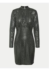 Vero Moda Sukienka koktajlowa Evaline 10317040 Srebrny Slim Fit. Kolor: srebrny. Materiał: syntetyk. Styl: wizytowy #3