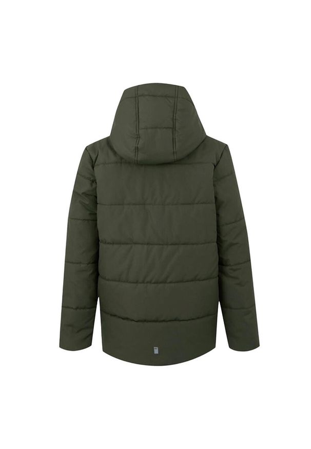 Regatta - Kurtka Ocieplana Dziecięca Halkner. Kolor: zielony. Materiał: puch. Styl: sportowy