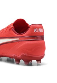 Puma - Buty piłkarskie KING MATCH FG/AG PUMA Glowing Red White Fire. Kolor: czerwony, biały, wielokolorowy. Sport: piłka nożna