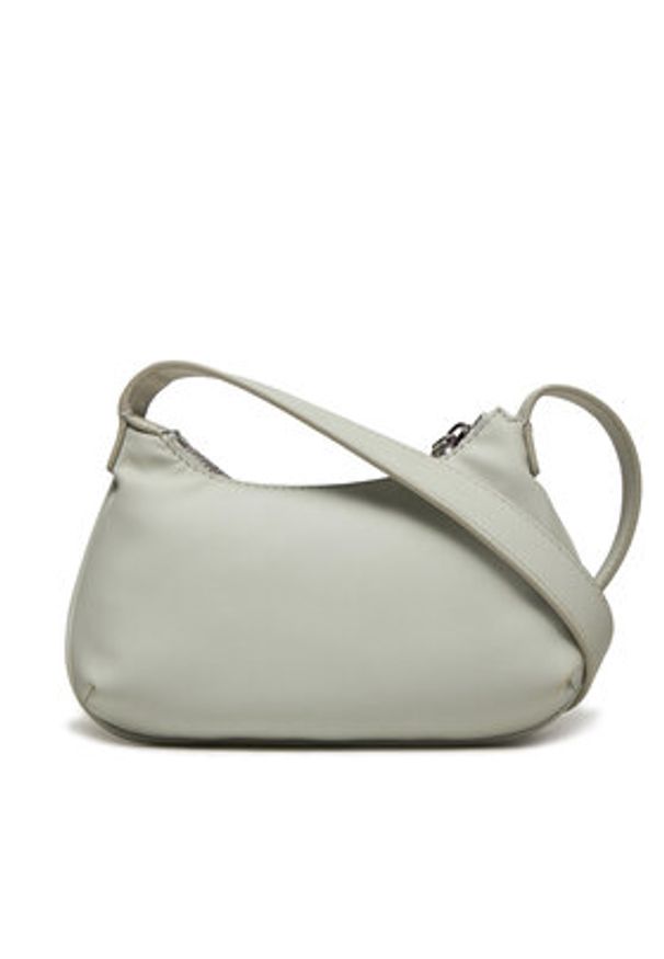 Calvin Klein Torebka Soft Crossbody K60K612112 Szary. Kolor: szary. Materiał: skórzane