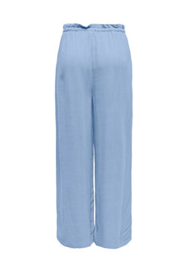 only - ONLY Spodnie materiałowe Solvi 15338672 Niebieski Cropped Fit. Kolor: niebieski. Materiał: wiskoza