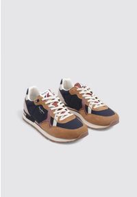 Buty męskie Pepe Jeans Brit Cover cognac. Kolor: brązowy