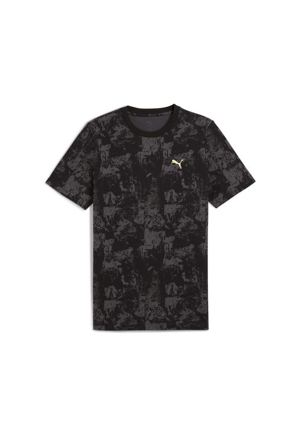 Puma - Męska koszulka PUMATECH PUMA Black. Kolor: czarny. Sport: fitness