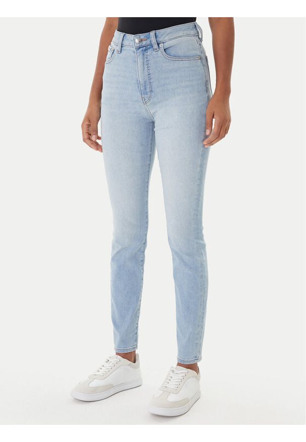Calvin Klein Jeans Jeansy LV047E610G Niebieski Skinny Fit. Kolor: niebieski