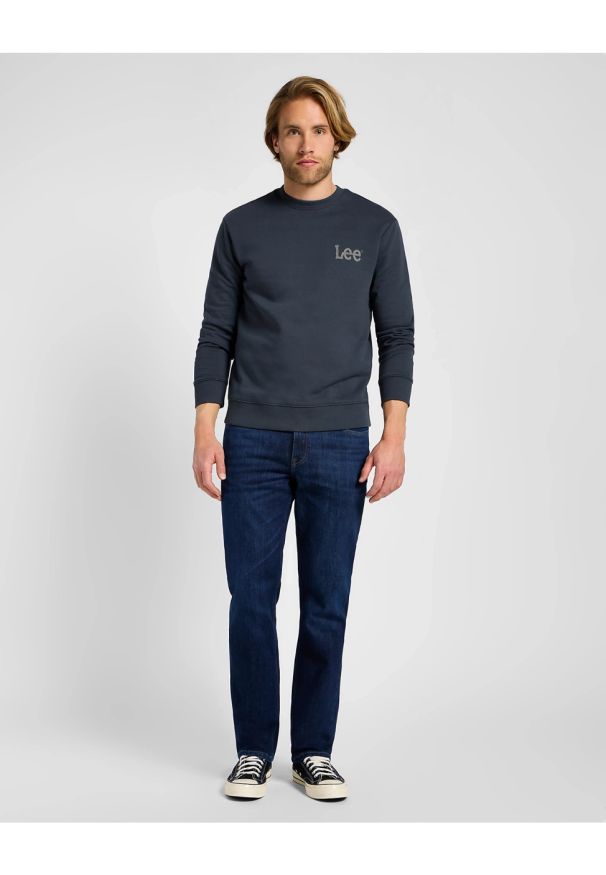 Lee - LEE MĘSKA BLUZA WOBBLY LEE SWS DARK MUTED GRAY 112355746 L81M008531