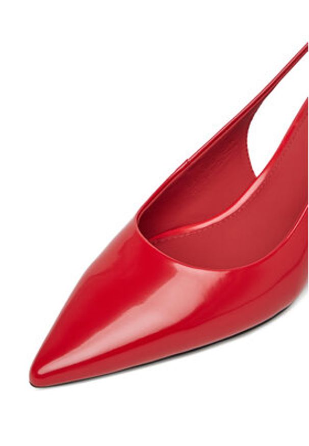 Gino Rossi Czółenka EDEN-V2020-13-2 Czerwony. Kolor: czerwony. Materiał: lakier, skóra