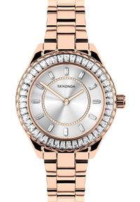 Zegarek Sekonda Zegarek damski Sekonda 40671 CYRKONIE różowe złoto. Kolor: złoty, wielokolorowy, różowy #1