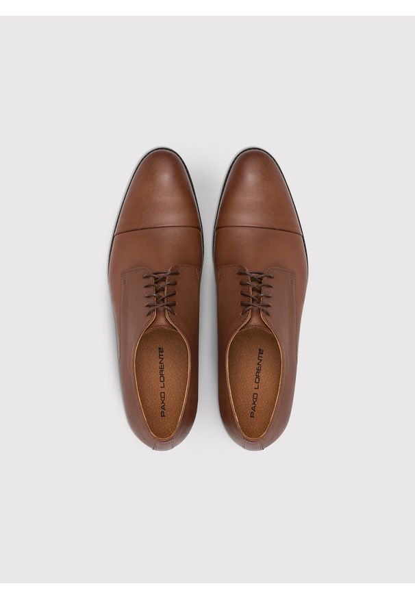 Pako Lorente - PAKO LORENTE – Buty męskie brązowe. Kolor: brązowy. Materiał: skóra. Styl: wizytowy, klasyczny, elegancki