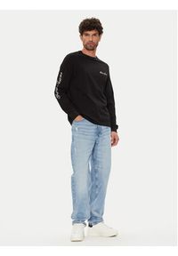 Guess Jeans Longsleeve M5YI03 K8HM0 Czarny Regular Fit. Kolor: czarny. Materiał: bawełna. Długość rękawa: długi rękaw