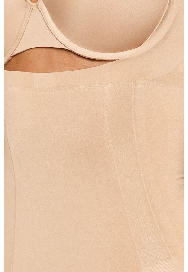Spanx - Body. Kolor: beżowy. Materiał: materiał