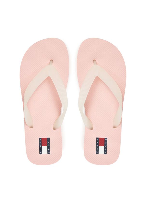 Japonki Tommy Jeans. Kolor: różowy