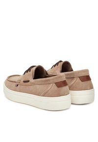 TOMMY HILFIGER - Tommy Hilfiger Półbuty Modern Light Hybrid Suede Boat S FM0FM05352 Brązowy. Kolor: brązowy. Materiał: zamsz, skóra #3