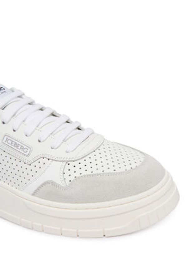 Iceberg Sneakersy IU175106 Biały. Kolor: biały. Materiał: skóra