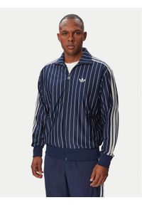Adidas - adidas Bluza Firebrid Pinstripes Track Top KR7228 Granatowy Regular Fit. Kolor: niebieski. Materiał: syntetyk #1