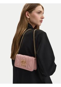 Love Moschino - LOVE MOSCHINO Torebka JC5640PP0OLC0600 Różowy. Kolor: różowy. Materiał: skórzane #1