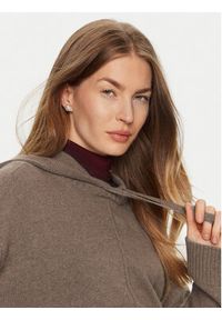 Weekend Max Mara Sweter Jerez 2425366142 Brązowy Relaxed Fit. Kolor: brązowy. Materiał: wełna