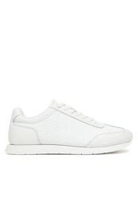 Calvin Klein Sneakersy Low Prof Runn Laceup Mono HM0HM01896 Biały. Kolor: biały. Materiał: skóra