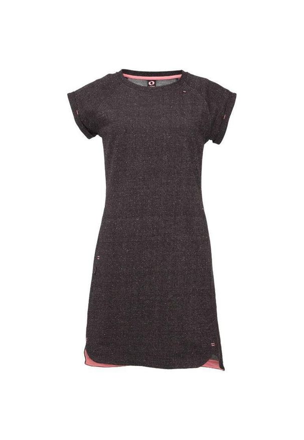 WOMEN'S HEALTH - Sukienka damska LOAP EDUSKA BLK S. Kolor: czarny. Długość rękawa: raglanowy rękaw. Typ sukienki: sportowe. Styl: klasyczny, sportowy