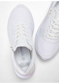 bonprix - Sneakersy z błyszczącymi kamieniami. Kolor: biały #2