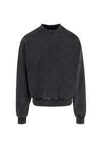 Urban Classics - Bluza Męska Acid Wash Crew Neck. Kolor: czarny #1