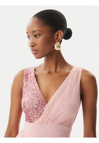 Rinascimento Sukienka wieczorowa CFC0123704003 Różowy Regular Fit. Kolor: różowy. Materiał: syntetyk. Styl: wizytowy #3