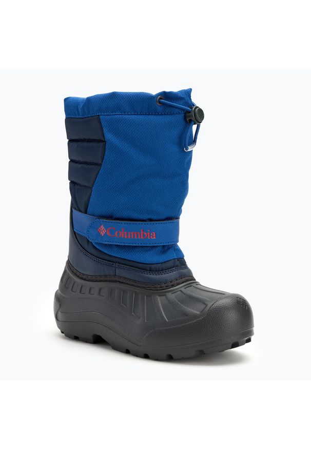 columbia - Śniegowce dziecięce Columbia Youth Powderbug Snowlite mountain spicy. Kolor: niebieski