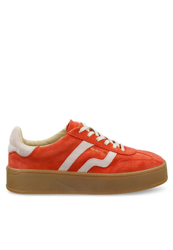 GANT - Gant Sneakersy 30533978 Pomarańczowy. Kolor: pomarańczowy. Materiał: zamsz, skóra