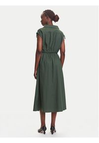 Marella Sukienka codzienna Rivera 2513221052 Zielony Relaxed Fit. Okazja: na co dzień. Kolor: zielony. Materiał: bawełna. Typ sukienki: proste. Styl: casual #4