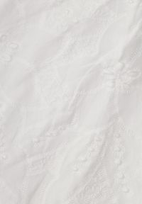 Born2be - Biała Bluzka Bawełniana z Ażurowymi Wycięciami Ryrlea. Okazja: na co dzień. Kolor: biały. Materiał: bawełna. Długość: długie. Wzór: ażurowy. Styl: casual, klasyczny #6