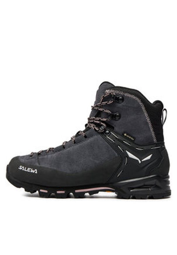 Salewa Trekkingi Mtn Trainer Classic Mid Gtx GORE-TEX 61427 0873 Szary. Kolor: szary. Materiał: skóra, zamsz