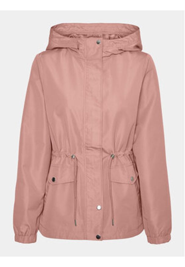 Vero Moda Parka Paisley 10301577 Różowy Regular Fit. Kolor: różowy. Materiał: syntetyk. Wzór: paisley