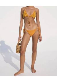 CULT GAIA - Pomarańczowy dół od bikini Alivia. Kolor: pomarańczowy. Materiał: bawełna